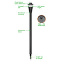 Envision LED-PL-21-5W-RGB+5CCT-ALM-BL-LV Path Light Stem LED - 21" Height, Bronze