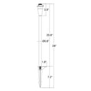 Envision LED-PL-21-5W-RGB+5CCT-ALM-BZ-LV Path Light Stem LED - 21" Height, Bronze