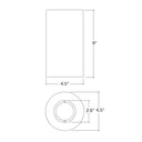Envision LED-CACM-4-3P25-5CCT-BL-UNV 4" CACM Module: ARCY-Line, 25/20/10, Black