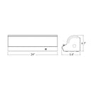 Envision LED-RSCN-2FT-3P25-5CCT 2' Corner Strip, 25/20/15W, White