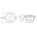 Envision S-CM-PIR-LV-SL PIR Bi-Level + Daylight: Ceiling Sensor SILVAIR, <1W, White