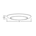 Envision ECV-DSM-6-15W-5CCT-WH 6" Disk Light Surface Mount, White