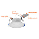Envision LED-RDL-EX-2-3P8-5CCT-WH-SM 2" Retrofit Downlight: RDL-Line, 8/6/4w, White