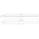 Envision LED-VT-SQFT-45-3P36-5CCT-BN Vanity Light - 45" Square Full, 36/29/22w, Brushed Nickel