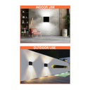 Envision LED-WSC-12-UD-30W-5CCT-BL Wall Sconce: M-Line, Black