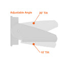 Envision LED-WPFC-ARC-3P100-TRI-WH-PC Wall Pack: ARCY-Line, 100/80/60W, White