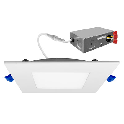 Envision LED-SL-PNL-6SQ-14W-TRI 6" Square Slim Panel Wafer Downlight, White