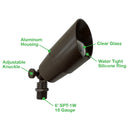 Envision BLT-ALM-BZ-12V-2 Landscape Bullet Light - MR-16: Style 2 Modern, Bronze