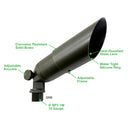 Envision BLT-BR-ORB-12V-1 Landscape Bullet Light - MR-11: Style 1: Small, Oil Rubbed Bronze