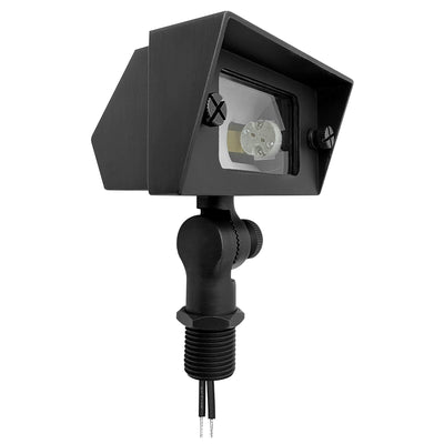 Envision FL-SM-SQ-BR-MBL-12V Landscape Flood Light: Small Square, Matte Black