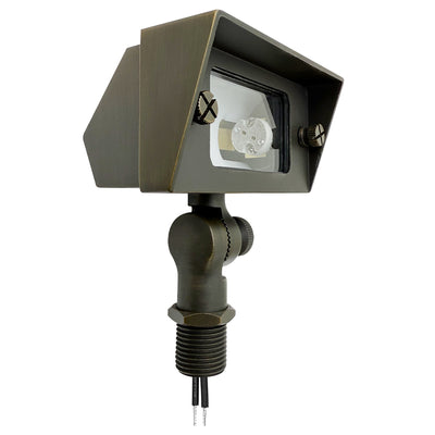 Envision FL-SM-SQ-BR-ORB-12V Landscape Flood Light: Small Square, Oil Rubbed Bronze