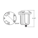 Envision IGL-3L-BR-ORB-12V In-Ground Light: 3-Light Covered Lens, Oil Rubbed Bronze