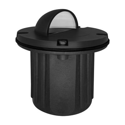 Envision IGL-HM-BR-MBL-12V In-Ground Light: Half Moon Lens, Matte Black