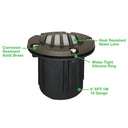 Envision IGL-RB-BR-ORB-12V In-Ground Light: Ribbed Lens, Oil Rubbed Bronze