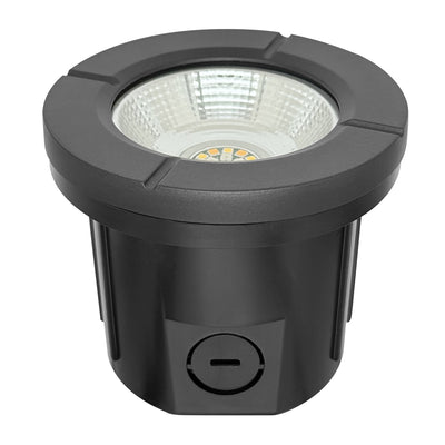 Envision LED-IGL-FL-5W-RGB+5CCT-ALM-BL-LV In-Ground Light: Flat Open Lens, Black