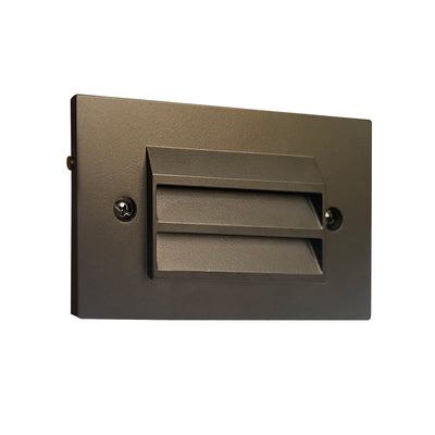 Envision LED-STEP-LVR-SM-5-4W-5CCT-ALM-BZ-LV Surface Mount Step Light - 5inch Width - Louver, Bronze