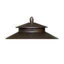 Envision PL-H-ALM-BZ-DT Path Light Cap: Double Top, Bronze
