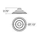 Envision PL-H-BR-ORB-2 Path Light Cap: Style 2, Oil Rubbed Bronze