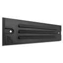 Envision LED-STEP-LVR-SM-9-5W-5CCT-BR-MBL-LV Surface Mount Step Light - 9inch Width - Louver, Matte Black
