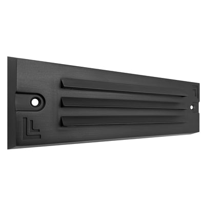 Envision LED-STEP-LVR-SM-9-5W-5CCT-BR-MBL-LV Surface Mount Step Light - 9inch Width - Louver, Matte Black