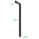 Envision PL-L-22-BR-MBL-12V Path Light: L-Shape Style, Matte Black