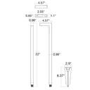 Envision PL-L-22-BR-ORB-12V Path Light: L-Shape Style, Oil Rubbed Bronze
