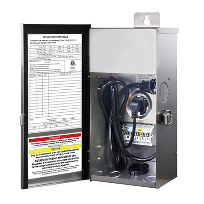 Envision WMT-LV-300W-SS 300W Multi-Tap Outdoor Transformer, Input: 120V, Stainless Steel