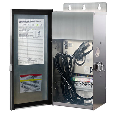Envision WMT-LV-600W-SS 600W Multi-Tap Outdoor Transformer, Input: 120V, Stainless Steel