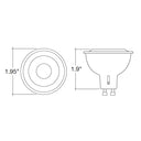 Envision LED-GU10-6.5W-5CCT MR-16 (GU-10) LED: Lux-Line, White