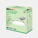 Envision ECV-WFR-4-9W-5CCT 4" Round Slim Panel Wafer Downlight, White