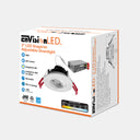 Envision LED-DLJBX-ADJ-3-8W-5CCT-WH-R 3" Gimbal Downlight: SnapTrim-Line, White