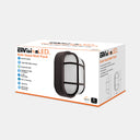 Envision LED-WPBH-3P20-TRI-BZ-PC Wall Pack: BULK-Line - Oval Checker, 20/16/12W, Bronze