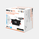 Envision LED-DLJBX-ADJ-3RG-8W-5CCT-BLK-SQ 3" Regressed Gimbal Downlight: SnapTrim-Line, Black