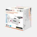 Envision LED-DLJBX-ADJ-3RG-8W-5CCT-WH-SQ 3" Regressed Gimbal Downlight: SnapTrim-Line, White
