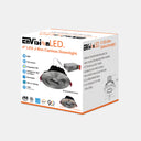 Envision LED-DLJBX-ADJ-4-12W-5CCT-BN-R 4" Gimbal Adjustable Downlight Canless, Brushed Nickel