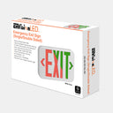 Envision LED-EM-EXT-RG-WH LED Emergency Exit Sign RED/GREEN Selectable Single or Double Sided, 3w, White
