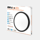 Envision LED-SLDSKR-24-40W-5CCT-BL 24" Surface Mount Round: Slim-Line, Black
