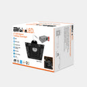 Envision LED-DLJBX-TML-4SQ-15W-5CCT-BLK 4" Square Downlight: Trimless-Line, Black