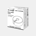Envision STKC-1/2-BR-MBL Brass Stake Cover, Matte Black