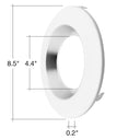 Envision CMD-TRIM-6-CSH-WH-SM 6" CMD: Clear-Specular Haze Reflector + White Trim