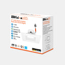 Envision LED-DL-SQ-4-11W-5CCT 4" Square Retrofit Downlight, White