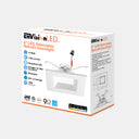 Envision LED-DL-SQ-6-14W-5CCT 6" Square Retrofit Downlight, White