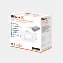 Envision LED-DL-SQ-EX-6-3P18-5CCT-WH-SM 5/6" External J-Box: SQ-Line, 18w/15/12w, White