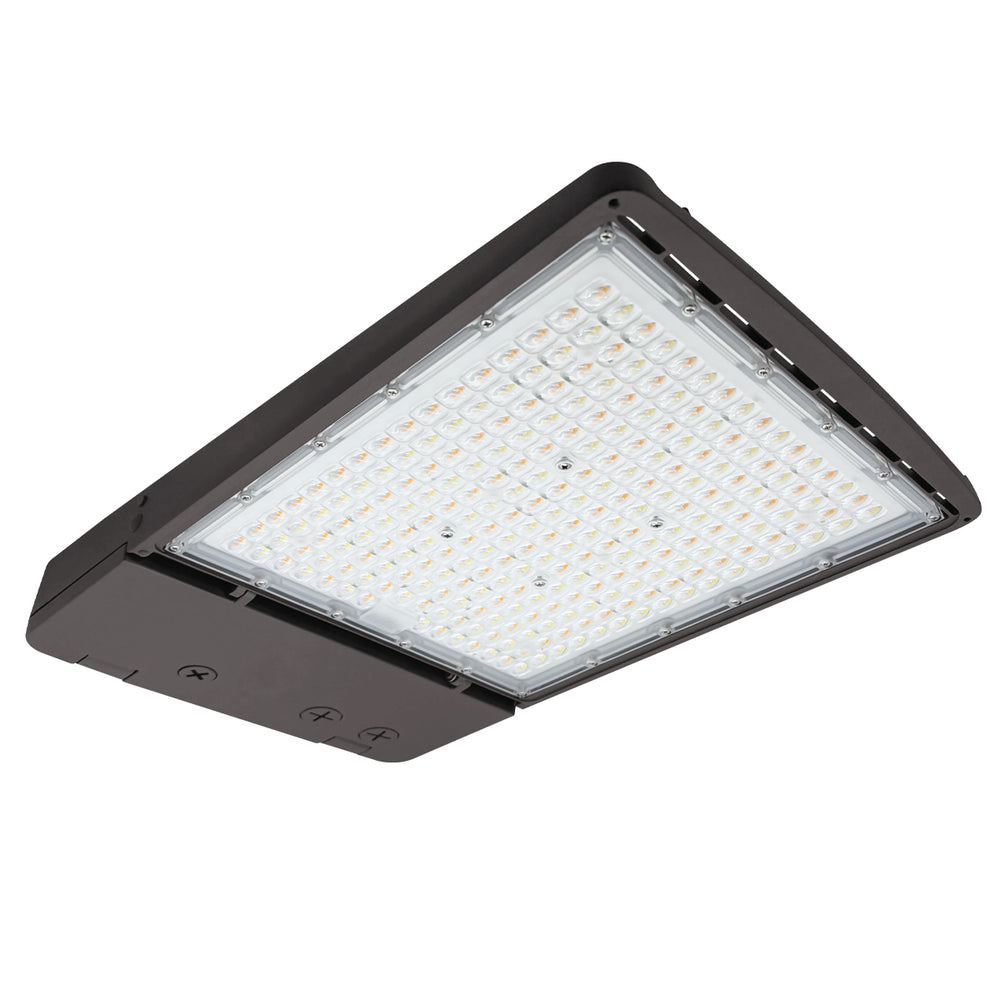 Envision LED-ARL3-3B-5P300-TRI-BZ-UNV Area Light: OPTIC-Line (Selectable), 300/270/240/210/180w, Bronze
