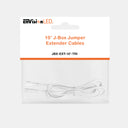 Envision JBX-EXT-10'-2PIN 10' Extension Cable for fixture to J-Box, White