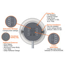Envision LED-CMD-4-5P13-5CCT-UNV 4" Commercial Downlight: CMD-Line, 13/10/9/7/5.5w, White