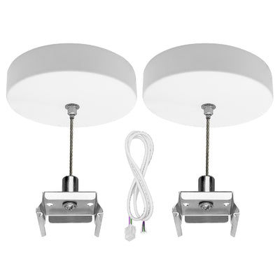 Envision SK-12FT-CPR-1WR-WH Suspension Kit: 12' Canopy Top 1 Wire (2 pcs), White