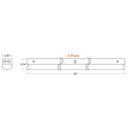 Envision LED-RST-4FT-3M40W-5CCT-SR 4' Strip, 40/30/20w, White