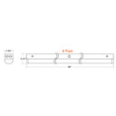 Envision LED-RST-8FT-3M100W-5CCT-SR 8' Strip, 100/85/70w, White
