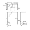 Envision LHB-3P440-SM LHB: Surface mount bracket for 440w